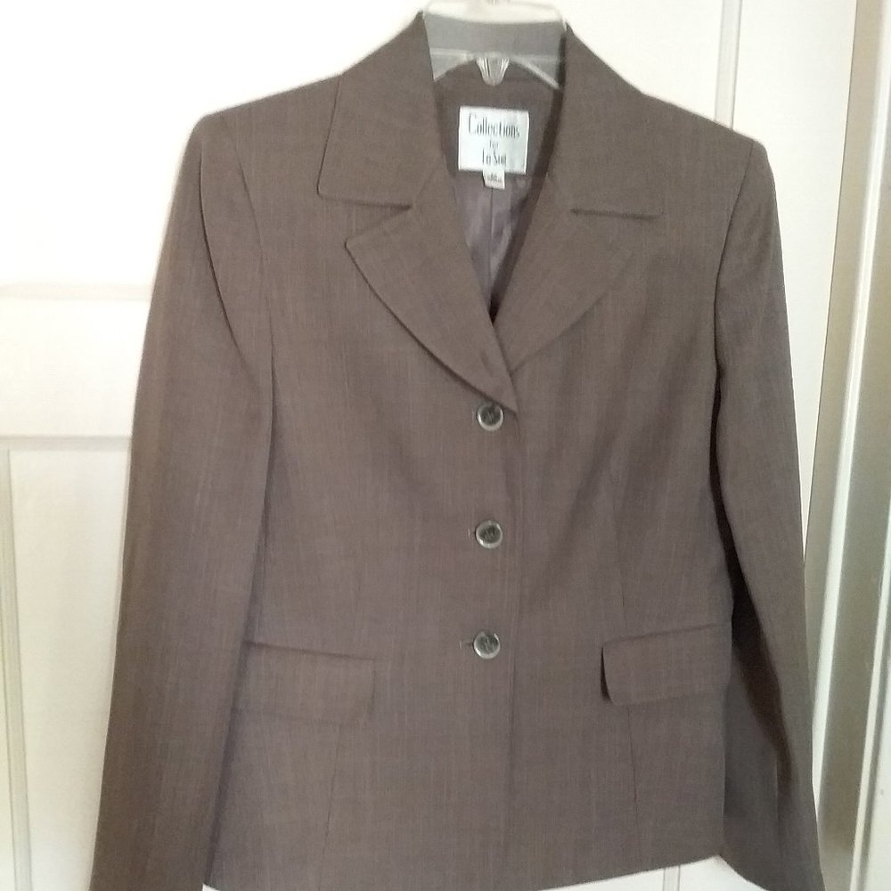 "COLLECTIONS FOR LE SUIT" TAN BLAZER